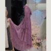 فستان نسائي بسيط كاجوال بأكمام واسعة