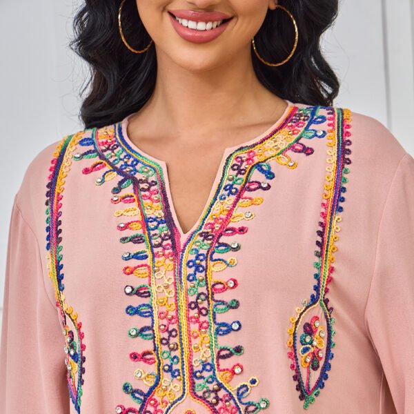 فستان تطريز نسائي جديد