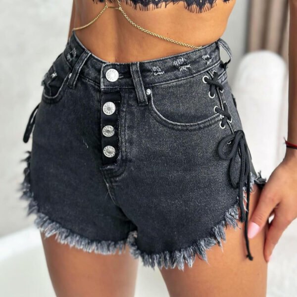 شورت جينز قصير من Burrs Slimming Hot Girl
