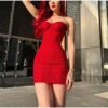 فستان نسائي للحفلات بقصة ضيقة