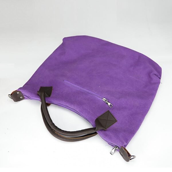 حقائب اليد النسائية الحد الأدنى الرجعية الكتف Crossbody حقيبة قماش خمر