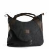 حقائب اليد النسائية الحد الأدنى الرجعية الكتف Crossbody حقيبة قماش خمر