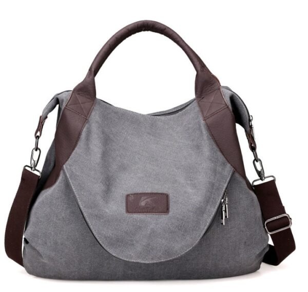 حقائب اليد النسائية الحد الأدنى الرجعية الكتف Crossbody حقيبة قماش خمر