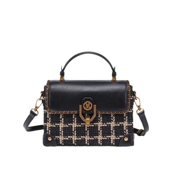 حقيبة كتف محمولة مربعة صغيرة مربعة الشكل