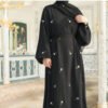 فستان سوينغ كبير مطرز بالزهور للسيدات