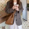 حقيبة كتف يومية ناعمة بسيطة جديدة