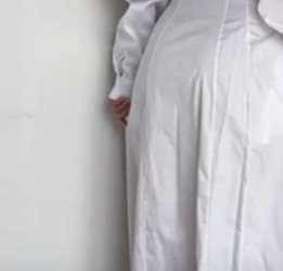 فستان نسائي بتصميم ملابس بدون ظهر وخصر بلون خالص