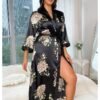 بيجامات نسائية فضفاضة مطبوعة بتصميم عصري كاجوال