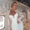 تنورة طويلة الأكمام من الخرز بتصميم أنيق وجذاب