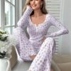 بدلة نسائية مكونة من قطعتين من الدانتيل بتصميم عصري مخصص