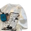 Men's Short-sleeved T-shirt Loose Half-sleeve Top