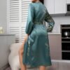 قميص نوم نسائي صيفي رقيق قابل للتنفس