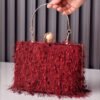 حقائب يد نسائية مزينة بالشراشيب، حقائب حفلات وسهرات أنيقة، حقائب مربعة فاخرة بتصميم أنيق، حقائب كتف للسيدات