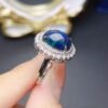 خاتم العقيق الأسود إكسسوارات نسائية طبيعية