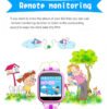 ساعة ذكية Hold Mi GPS Q750 Q100 للأطفال مزودة بنظام تحديد المواقع العالمي (GPS) بشاشة تعمل باللمس وجهاز تعقب موقع SOS آمن للأطفال PK Q80