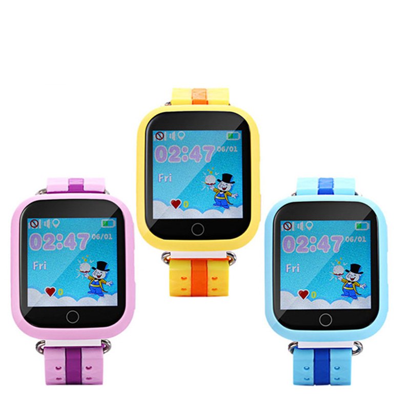 ساعة ذكية Hold Mi GPS Q750 Q100 للأطفال مزودة بنظام تحديد المواقع العالمي (GPS) بشاشة تعمل باللمس وجهاز تعقب موقع SOS آمن للأطفال PK Q80