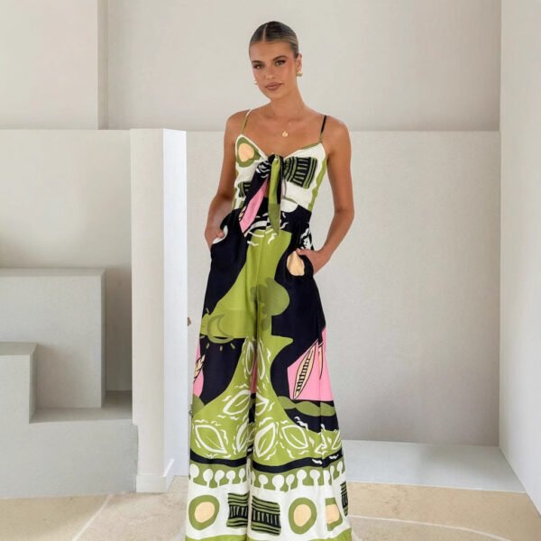 جمبسوت كاجوال بحزام صدر مطبوع