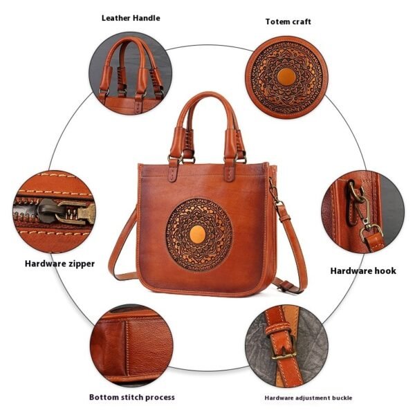 حقيبة كتف على الطراز الصيني الفني حقيبة يد نسائية عصرية جديدة تناسب جميع الأذواق