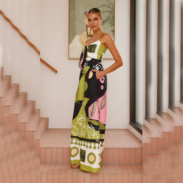 جمبسوت كاجوال بحزام صدر مطبوع