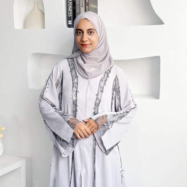 فستان نسائي من الفوال بأكمام طويلة