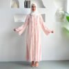 فستان نسائي من الفوال بأكمام طويلة