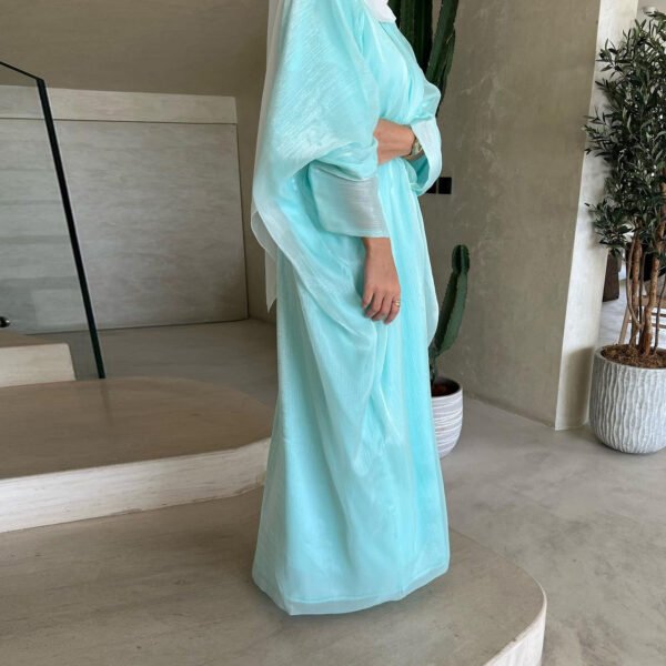 كارديجان نسائي لامع بلون سادة