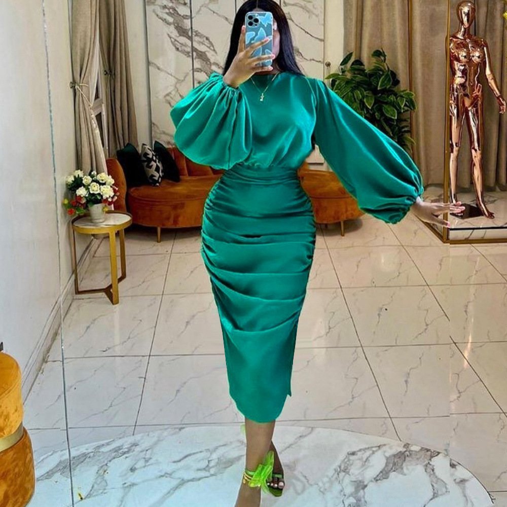 فستان سهرة مريح وأنيق بأسلوب اجتماعي