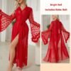 كارديجان شبكي لانجري ملابس منزلية ملابس خارجية فستان