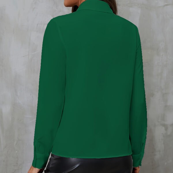 قميص شيفون فضفاض جديد للنساء بكشكشة