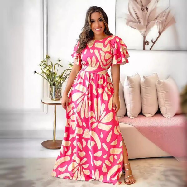 201505b3-5740-4ddc-972b-7f9dcb4eb4f3.jpg فستان طويل من ملابس نسائية ربيعية وصيفية مريحة