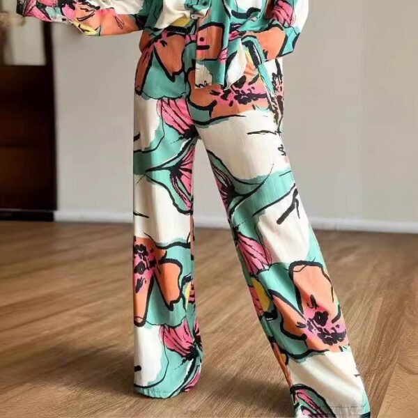 بدلة جديدة للأزياء بمقاسات كبيرة مطبوعة