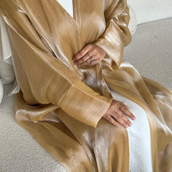 كارديجان نسائي لامع بلون سادة