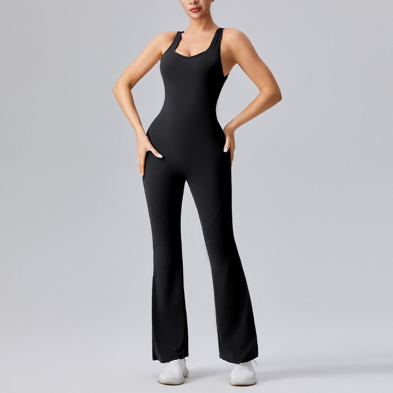 جمبسوت نسائي بدون أكمام بدون ظهر على الطراز الأوروبي والأمريكي