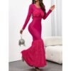 70dc8d8e-29bc-41e0-8ffb-947e6e87c71b.jpg فستان نسائي شبكي شفاف برقبة دائرية وأكمام طويلة