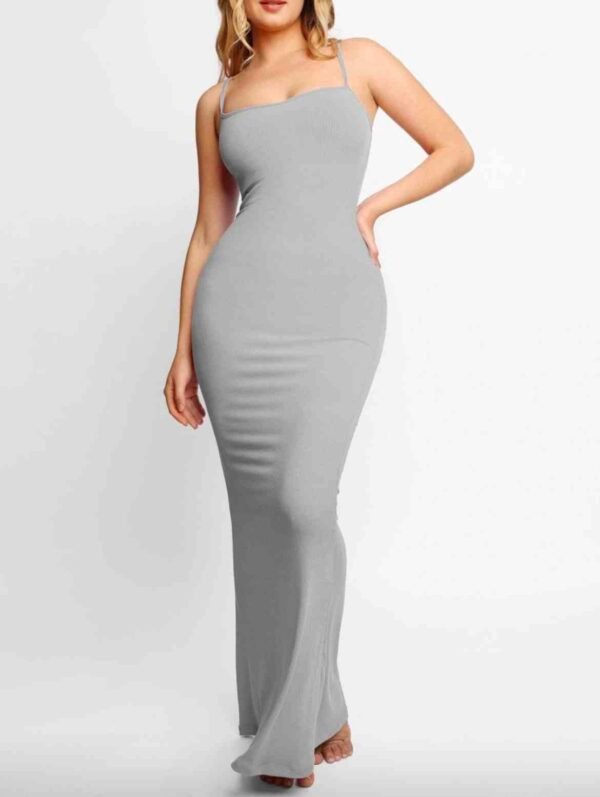 فستان تشكيل الجسم اثنان في واحد مع حمالة صدر مودال وملابس تشكيل الجسم