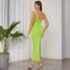 99fa04f9-4c29-4f17-aa59-af8ee3021e75-1.jpg فستان نسائي من قطعة واحدة بأشرطة خضراء