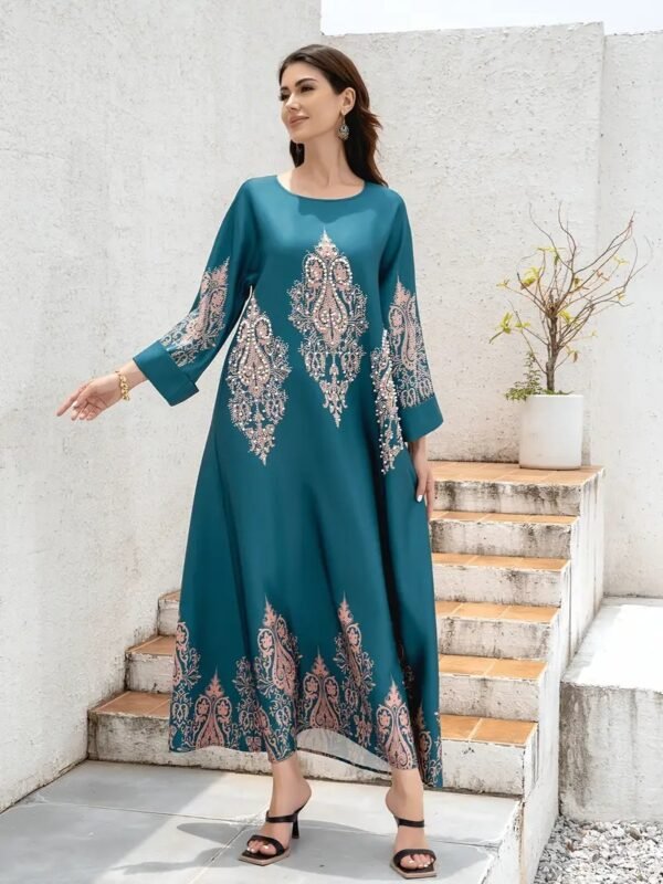 9c119493-dd01-4f12-8102-20d6a92936b1.jpg عباية نسائية من الشرق الأوسط - عباية طويلة بطبعة زهور