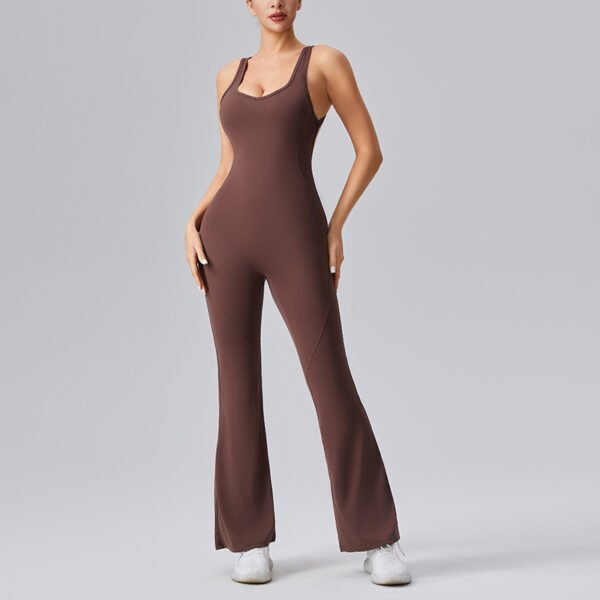 جمبسوت نسائي بدون أكمام بدون ظهر على الطراز الأوروبي والأمريكي