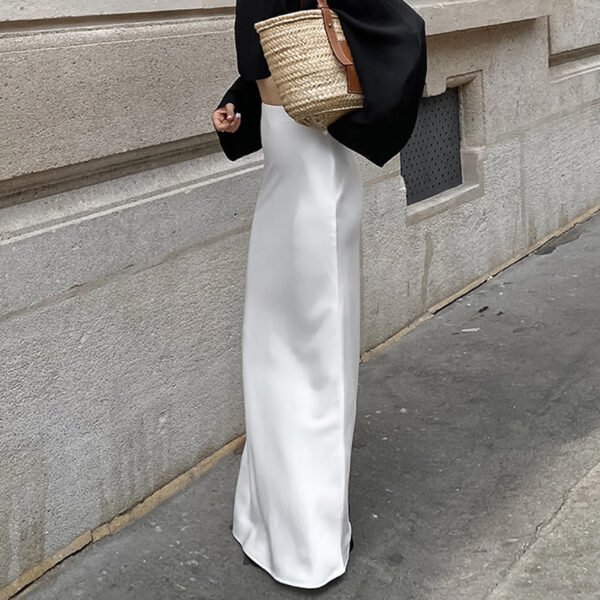 تنورة ذيل السمكة الفرنسية الأنيقة للتنحيف