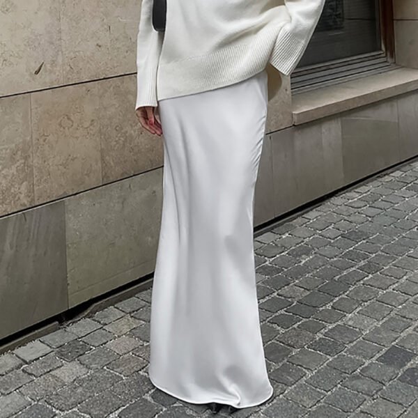 تنورة ذيل السمكة الفرنسية الأنيقة للتنحيف