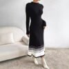 d4321607-48b3-452e-bf6b-d030bef8e5f9.jpg فستان نسائي من الصوف بخطوط سوداء وبيضاء