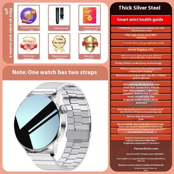 ساعة ذكية تعمل بالبلوتوث، معدل ضربات القلب، ضغط الدم، متعددة الوظائف