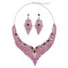 dcf08993-6f02-4f92-9246-24104513d408.jpg طقم قلادات وأقراط رفيع المستوى بتصميم ريترو رقيق