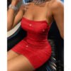 dd1af9a3-6e47-4b13-b621-386b7d03d16a.jpg فستان قصير بحمالات رفيعة للنساء، فستان مثير للنساء