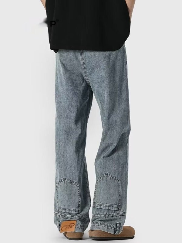 بنطلون جينز ريترو هاي ستريت للزوجين