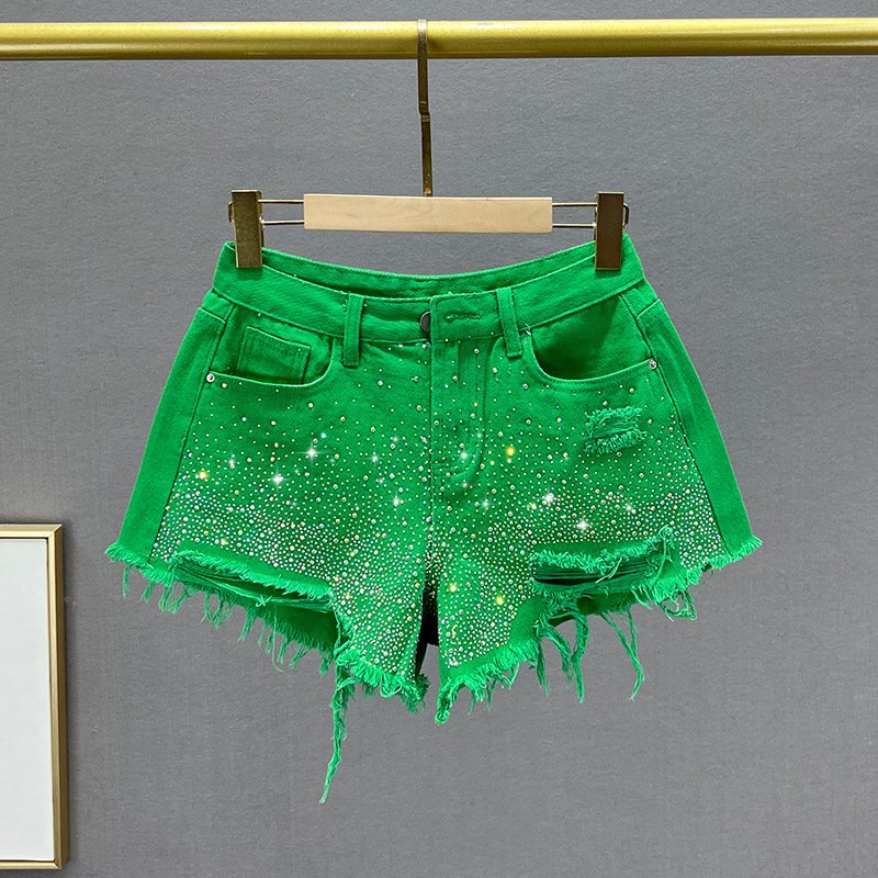 شورت جينز ممزق للنساء من Heavy Industry