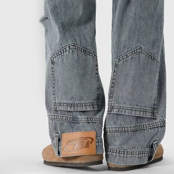 بنطلون جينز ريترو هاي ستريت للزوجين