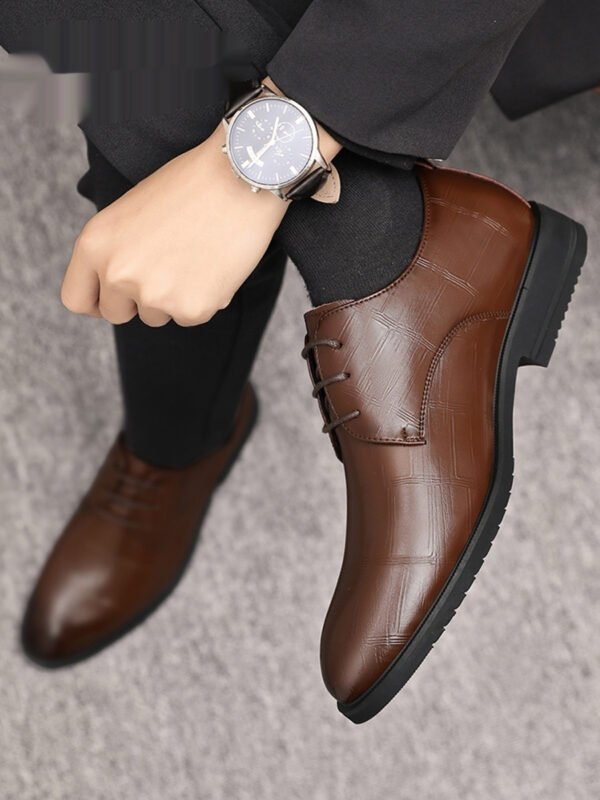 أحذية جلدية رجالية مناسبة للعمل والمناسبات الرسمية وغير الرسمية