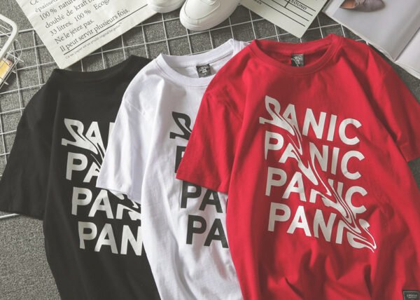 تي شيرت نسائي فضفاض بأكمام قصيرة على الطراز الياباني