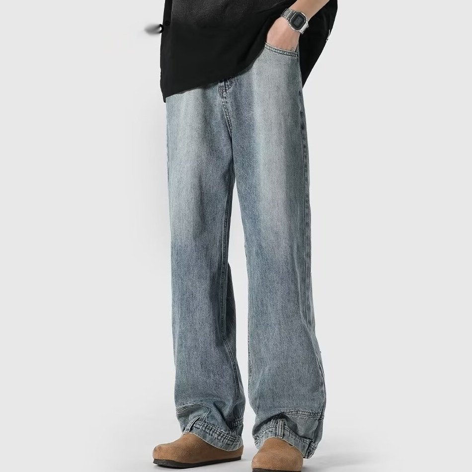 بنطلون جينز ريترو هاي ستريت للزوجين